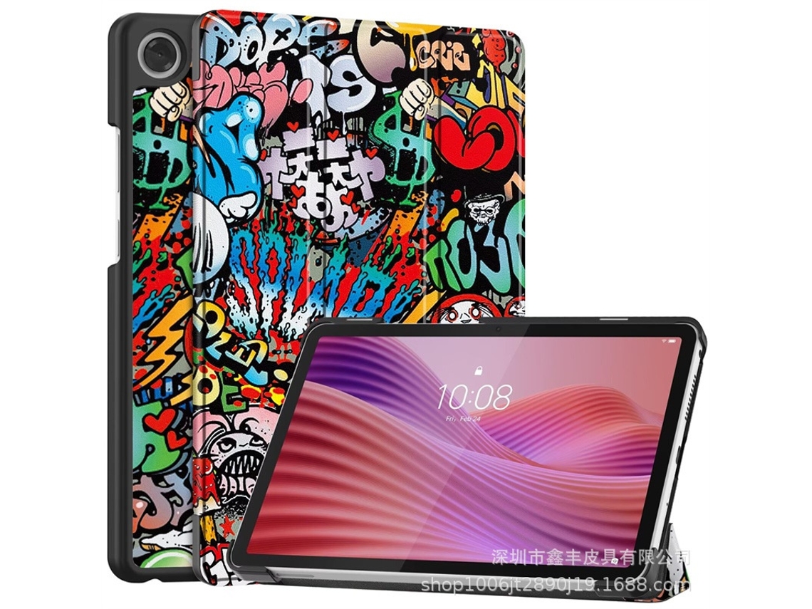 Capa Para Tablet Lurelia, Compatível Com Lenovo Tab 10.1 2025 Tb 311fu, Couro Sintético, Dobrável Com Suporte, Dissipação De Calor