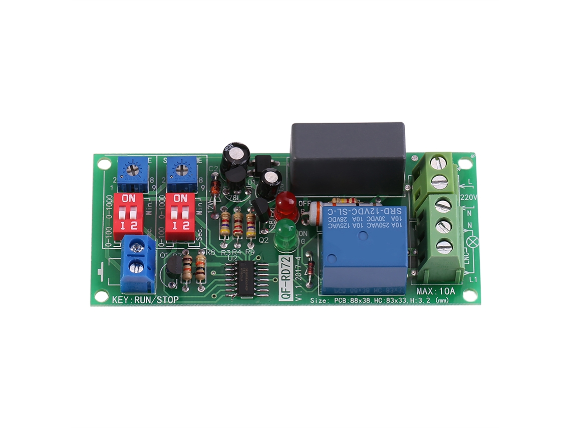 Módulo Relé Interruptor Timer Ajustável Ac100v