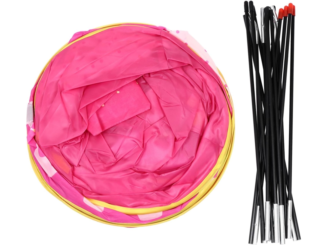 Tenda De Brincar Portátil Rosa, Enrolável, Para Meninos E Meninas, Casinha De Brincar Para Dentro De Casa