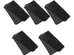 Conjunto De 5 Toalhas De Microfibra Para Secar, Lavar E Limpar Carros.