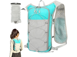 Jaqueta de corrida com sistema de hidratação, mochila de hidratação, mochila refletora para caminhada