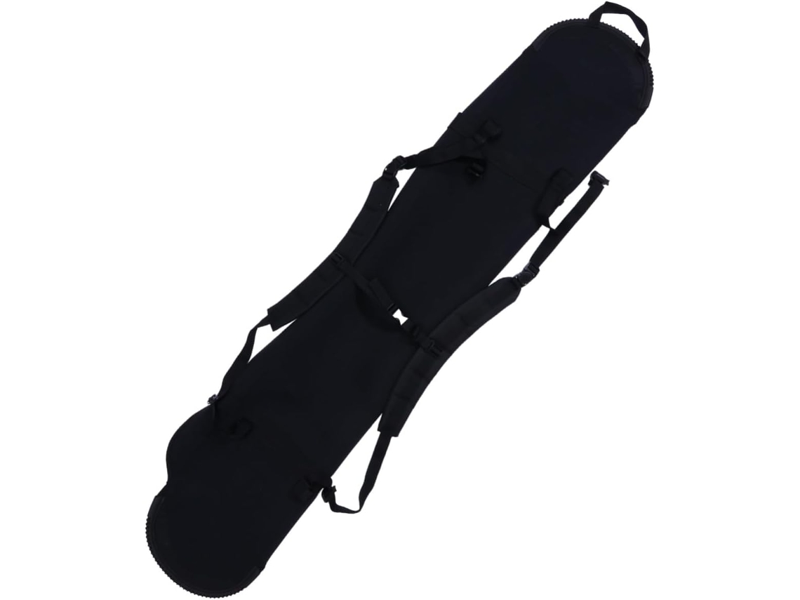 Capa Preta Para Prancha De Snowboard, Leve E Resistente À Sujeira, Com Alça Simples Ou Dupla.