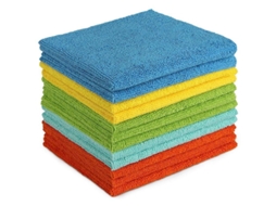 Panos De Limpeza Em Microfibra, 12 Unidades, 30 X 30 Cm, Alta Absorção, Macio, Para Carro E Uso Doméstico, Para Vidros E Janelas