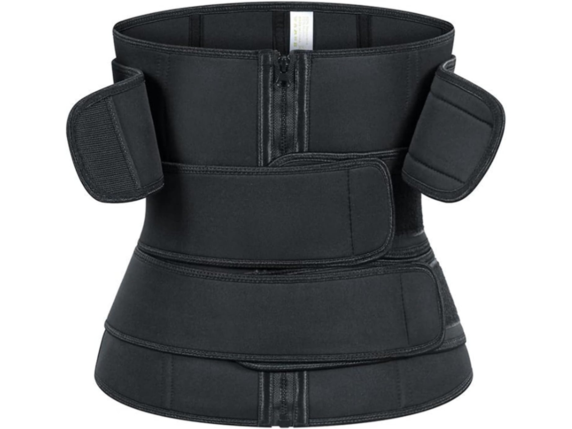 Kit de Sauna SFUSHOS cinta modeladora em neoprene para emagrecimento e controle abdominal feminino