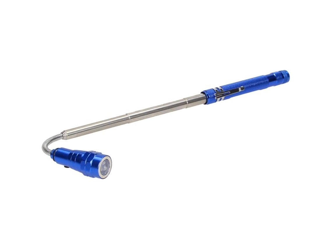 Lanterna Led Telescópica Wl 9 17 57 Cm 3 Led 4 X Lr44 Cabeça Móvel Ímã Oficina Aquaforge