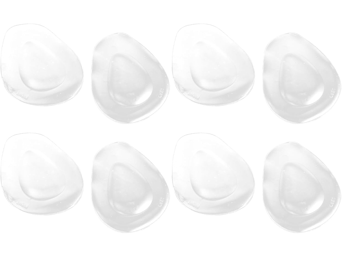 Ipetboom Conjunto De 8-protetores Gel Antiderrapantes Para A Parte Frontal Do Pé, Respiráveis E Confortáveis, Para