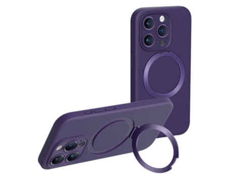Suporte Casa Para Iphone 15 Pro Max Xundd Silicone Magnética Roxo