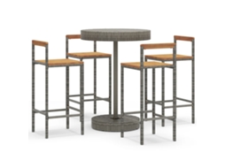 Garden Bar Set, Garden Bar Sets Vidaxl Cinzeto Rattan / Vime (n/a)