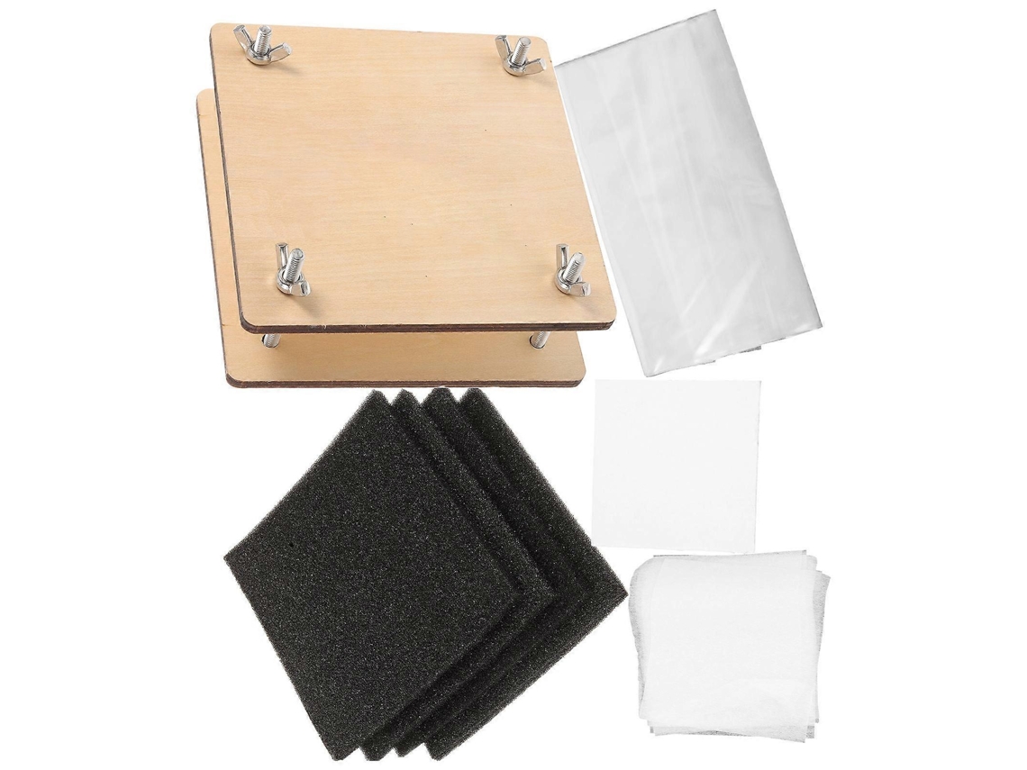 Kit De Prensa De Flores De Madeira Para Decoração, 4 Conjuntos, Faça Você Mesmo. Nostalgia88