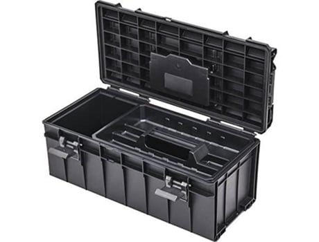 Caixa De Ferramentas Drakkar Equipamento Qbrick 1385 Preto Plástico 69x35x47 Cm 15 L Drakkar Equipement