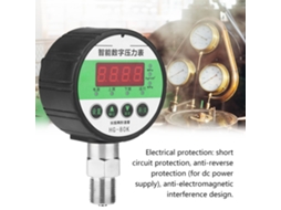 Laxiscreed Manómetro Digital Em Aço Inoxidável Para Pressão Hidráulica 0-1.6mpa 220v