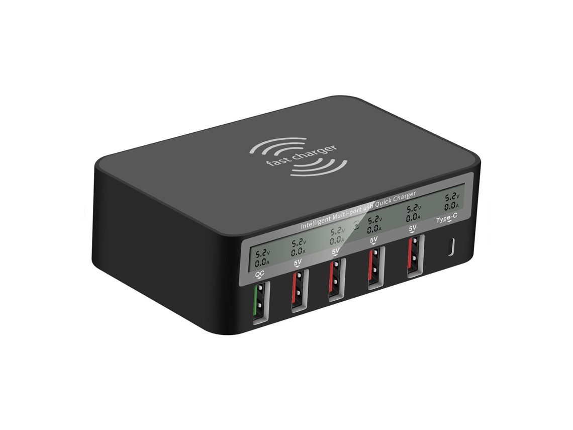 Carregador Sem Fio Rápido Multi porta Usb LAXISCREED