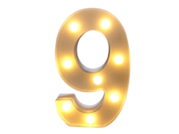 Luz De Letras Alfabeto Números Símbolo Ampersand Corazón Led Para Decoração De Casamentos, Festas, Lar E Bar