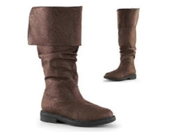 Botas de Couro Medieval Jack Sparrow Veloriskku