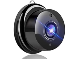 Lurelia Câmara Mini 1080p Wi-fi Visão Noturna V380 Preto