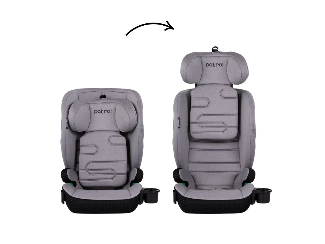 Patrol I-size Cadeira Auto I-size 100-150 Cm Com Isofix De Chipolino - Platinum