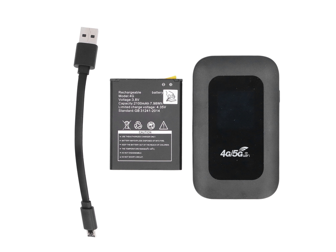 Roteador 4g LAXISCREED com Slot Micro Sim e Hotspot Móvel Portátil