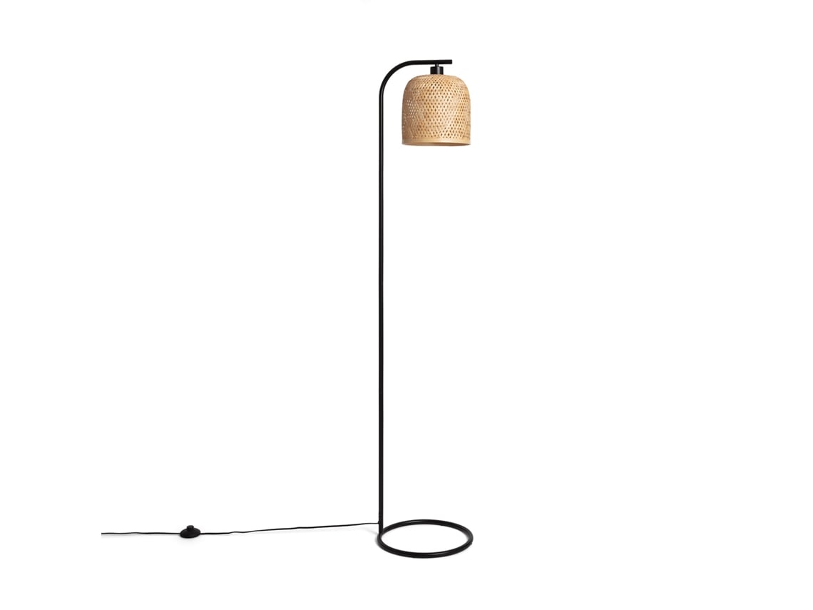 Candeeiro de Pé Bambu Adola Natural LEDKIA
