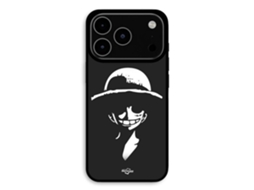 Capa Para Iphone 17 Pro Max Monkey D. Luffy Preta E Branca Maniacase