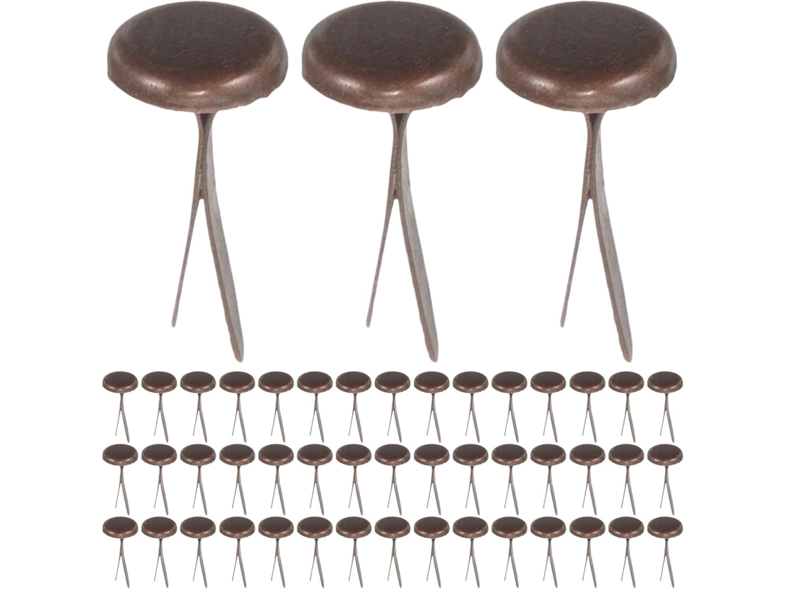Tachinhas De Papel Totority (300 Unidades): Redondas Ferro 8 Mm -