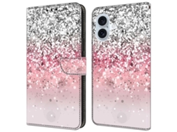 Capa Em Couro Pu Magnético Para Apple Iphone 16 - Gradiente