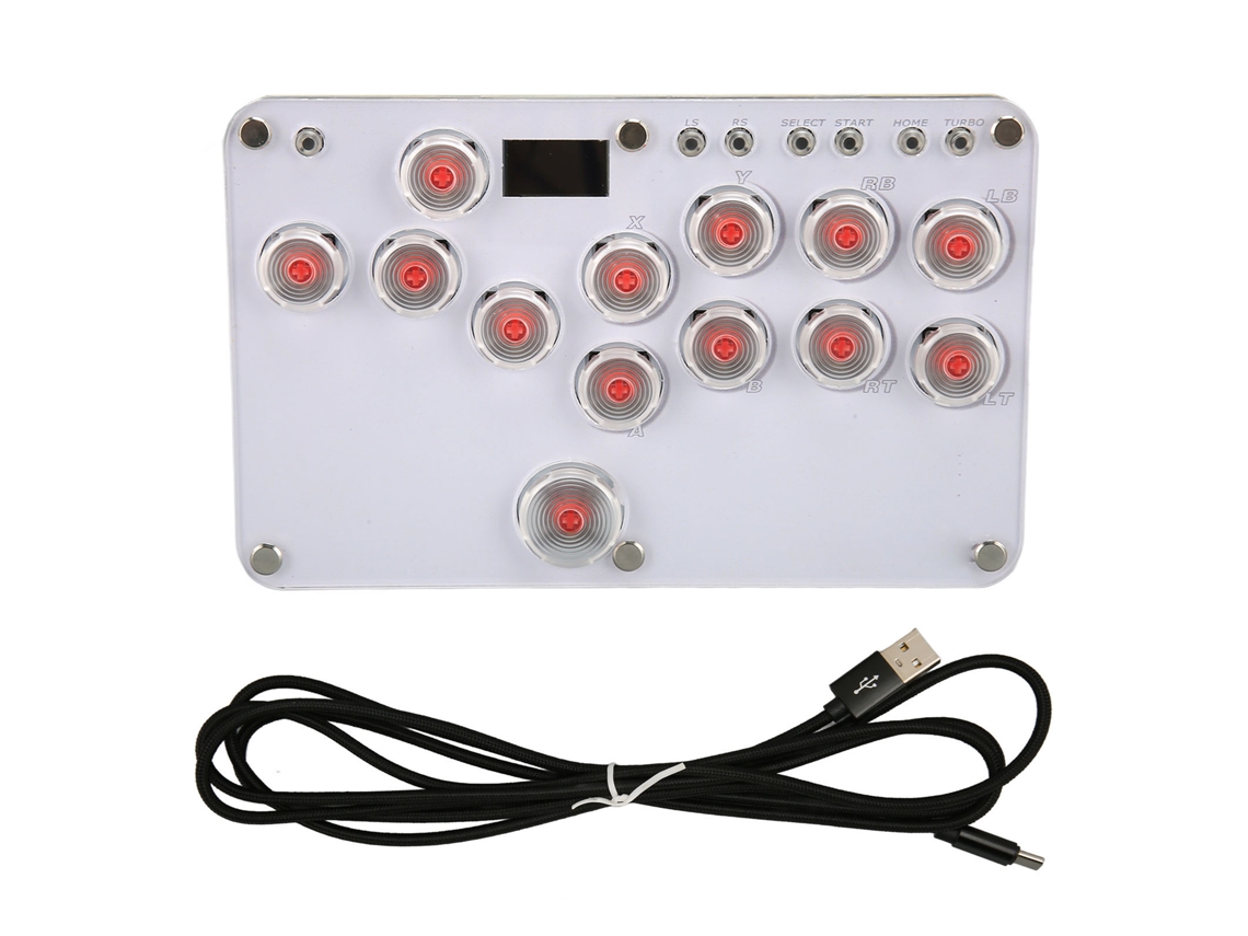Controle Arcade LAXISCREED com Led e Luta Box