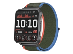 Bracelete para Garmin Venu X1 Nylon Trançado Wild Path Loop com Liberação Rápida Verde Oliva XIAOMOYU