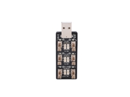 Yuru carregador de Bateria Lipo Usb 6 Canais 3.8v 2.5 4.35v com Indicadores Led 1s 0.2a/0.6a