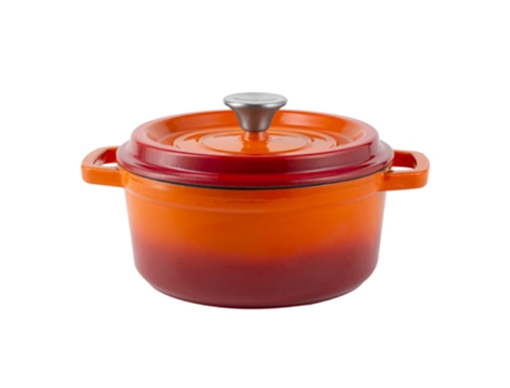 Caçarola VINTAGE CUISINE BY COOKING 2,2L (22cm - Ferro - Laranja)