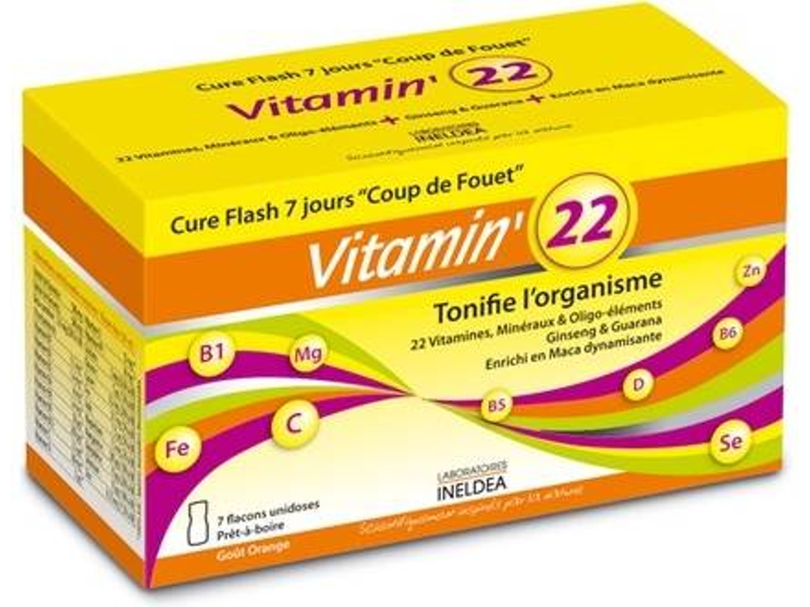 Chá VITAMIN22 Vitamin' Flash (7 unidades de 30ml)