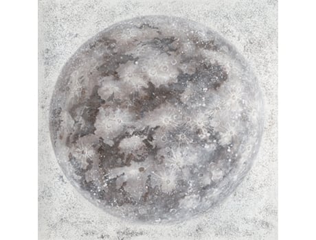 Quadro a Óleo HISPANOHOGAR Lua (100x100cm)