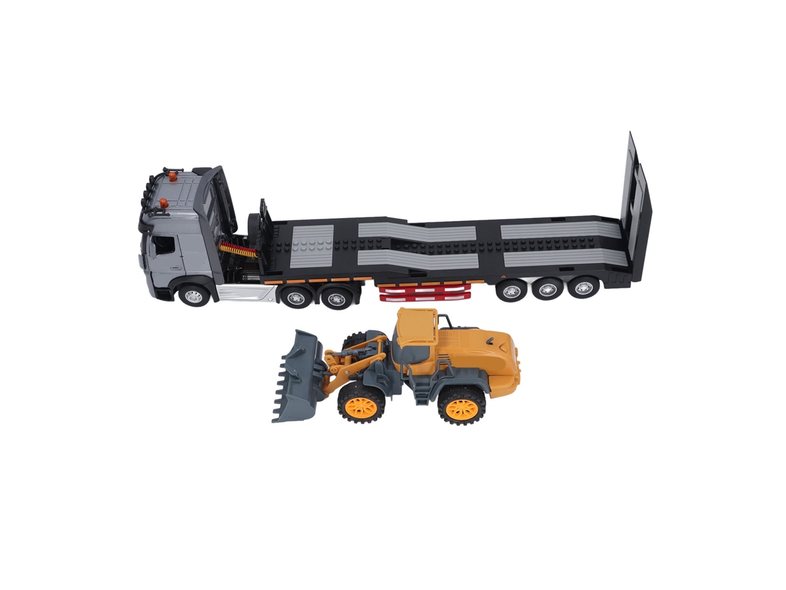 Ats brinquedo de Caminhão Transportador para Crianças de Camada Única com Portas de Abertura e Música para Crianças