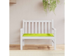 Vidaxl Almofadão P/ Banco De Jardim Tecido Oxford Verde Brilhante