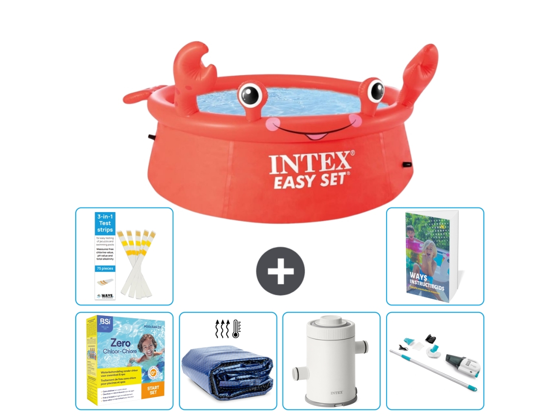 Intex Piscina Easy Set Redonda - Caranguejo - 183x51 Cm - 7-peças S22