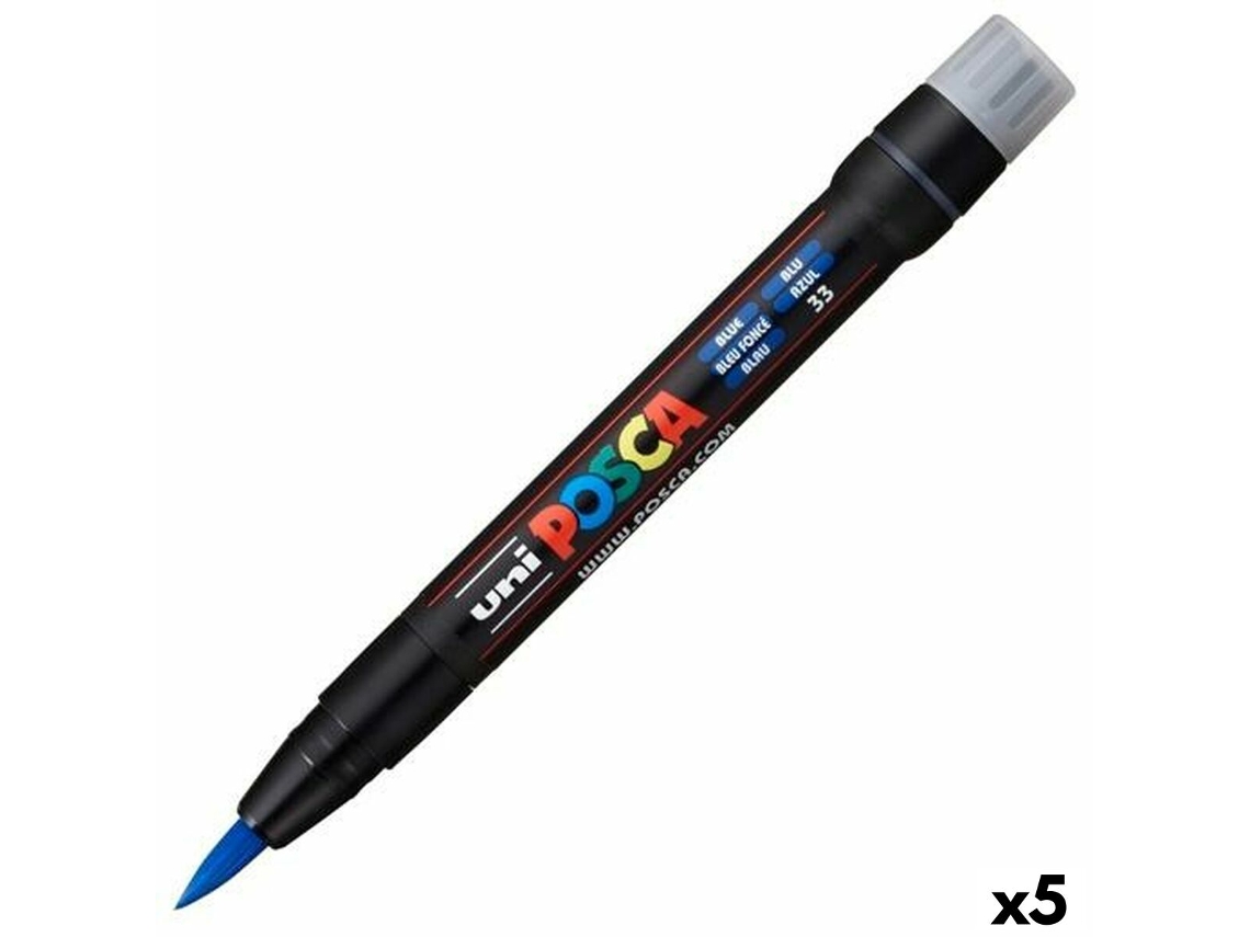 Marcadores POSCA Pcf-350 Azul 5 Unidades