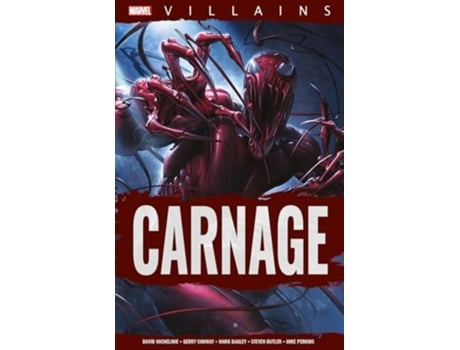 Livro Marvel Villains Carnage de Michelinie, David et al. (Inglês)