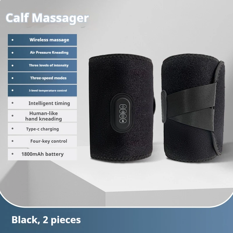 (2 Unidades) Massageador Elétrico Multifuncional Com Aquecimento E Função De Amassamento Para Relaxamento Muscular
