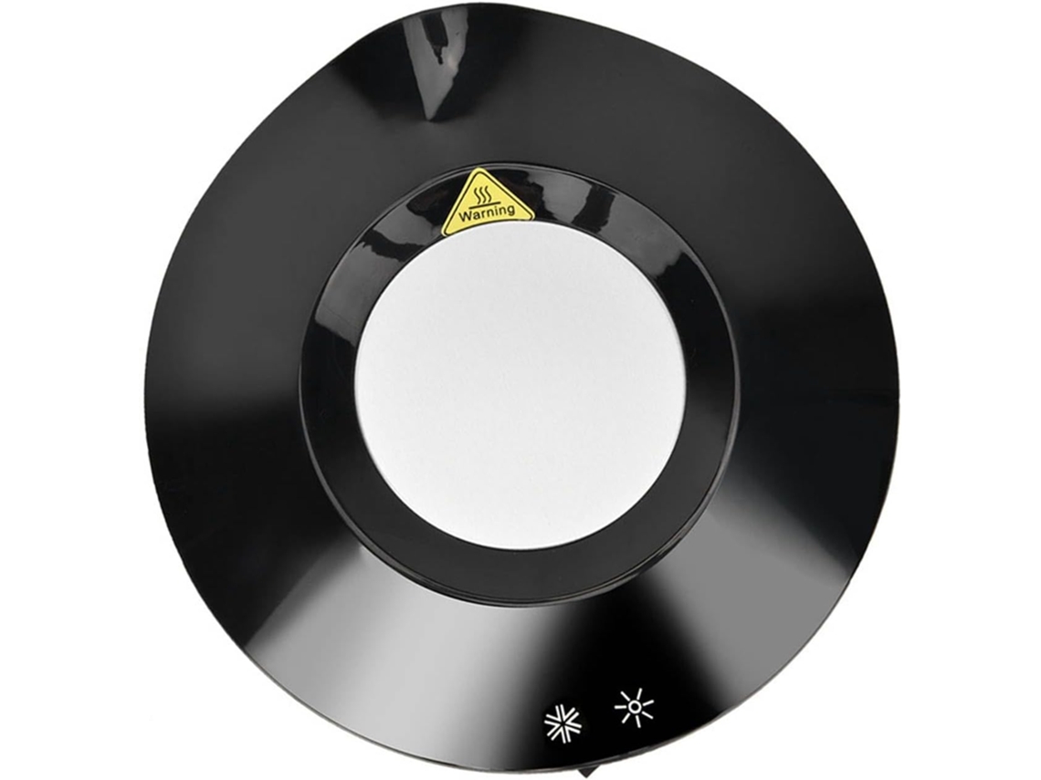 Aquecedor De Bebidas Com Alimentação Usb E Base Dupla Isolada (preto)