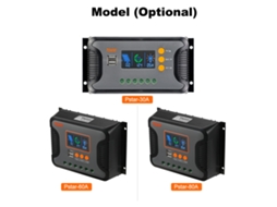 Controlador De Carga Solar Pwm 30a 12v-48v Com Usb Para Baterias De Lítio