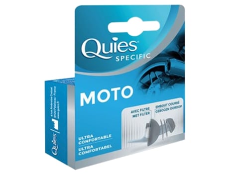 Proteção auditiva para motocicleta 1 par QUIES