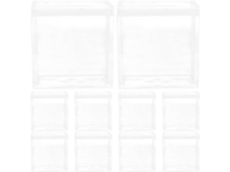 Caixa Quadrada Transparente De Acrílico Soimiss 4, 5cm Para Doces E Joias, Pacote Com 10 Unidades, Ideal Para