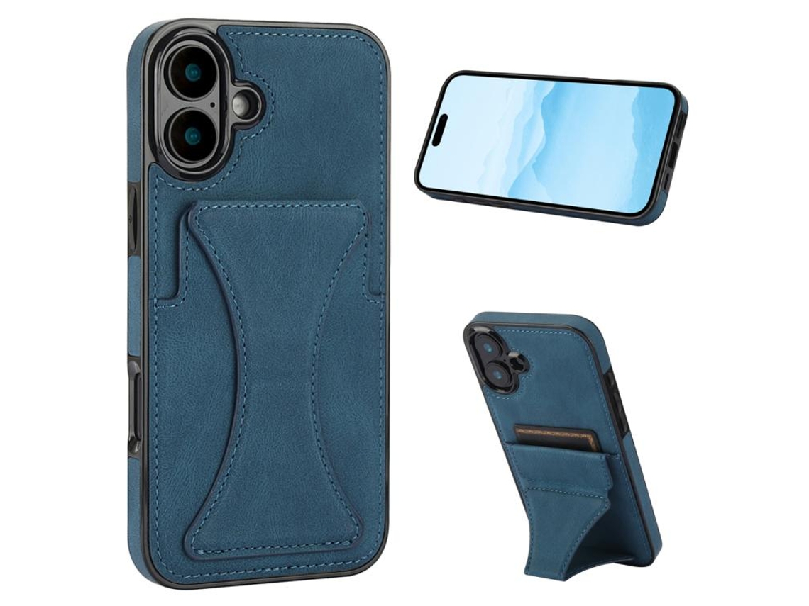 Capa Ultrafina E Resistente A Impactos Para Iphone 17 Com Suporte.