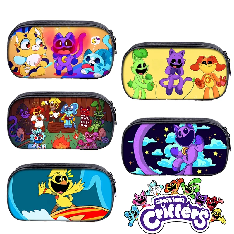 Estojo para Lápis, Grande Capacidade, Desenho Animado, Escolar, Infantil AQUAFORGE