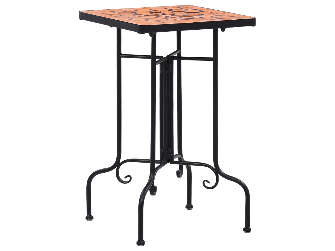 Side Table, Side Tables Vidaxl Marrom Cerâmica (n/a)