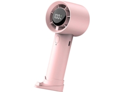 Mini Ventilador, Ventilador Portátil, Alta Velocidade Do Vento, Visor Led, Com Suporte Para Celular, Bateria De Longa Duração, Ideal Para Escritório