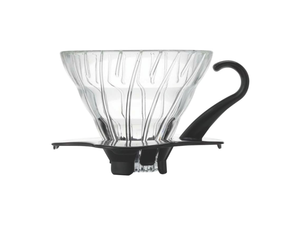V60 Dripper Transparente Vidro Hario