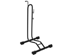Suporte Para Bicicletas Vertical E Horizontal Com Ganchos Ajustáveis Para De 24 A 29 Polegadas E Aro 700c, Preto