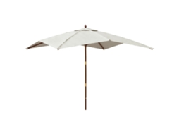 Garden Parasol, Garden Parasols Vidaxl Branco Madeira (n/a)