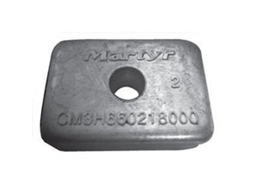 Cm de Alumínio Tohatsu 3H6-60218-000A Ânodo Prateadomartyr Anodes