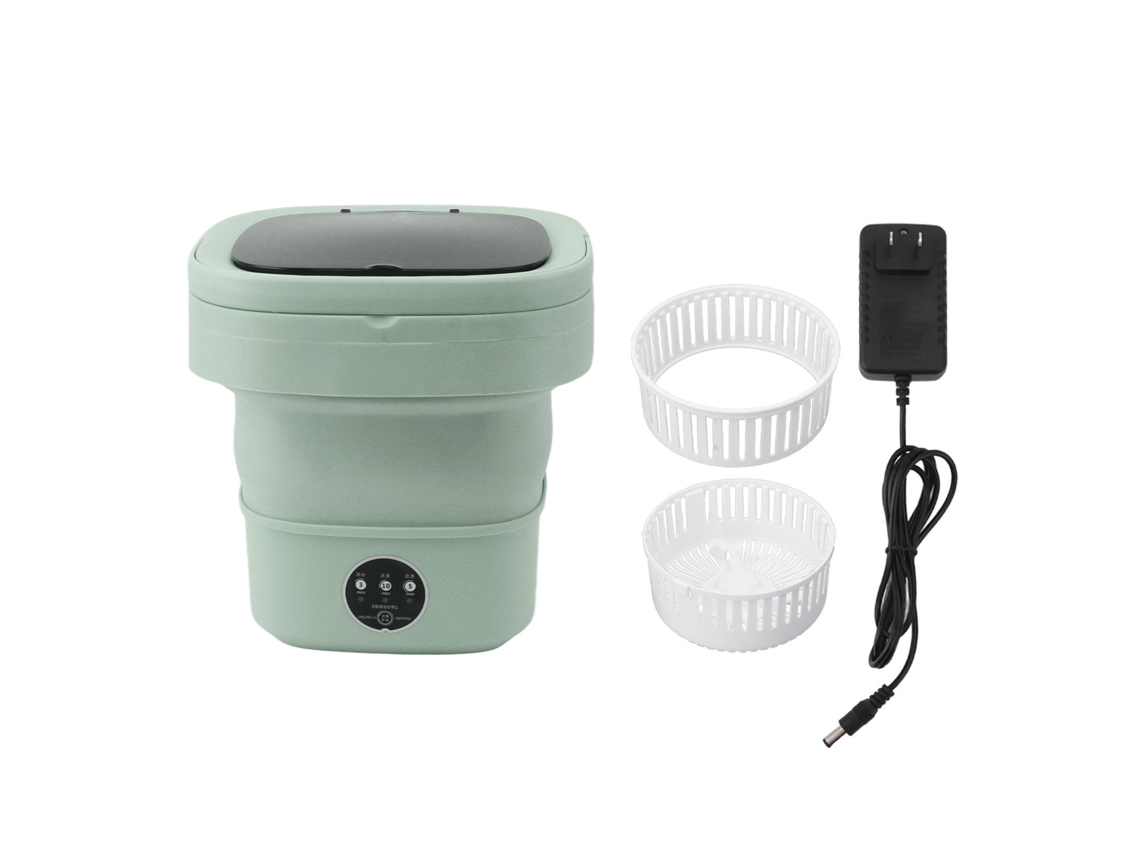Laxiscreed Máquina Automática Plegável E Compacta Para Lavagem Rápida De Roupas Em Casa E Dormitório